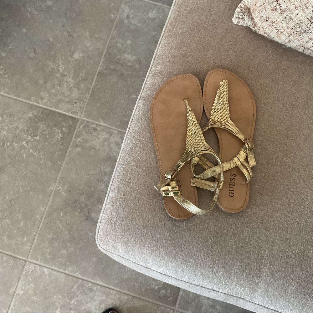 GUESS Gold Women's Sandals